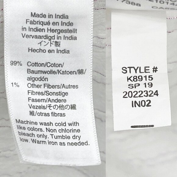 Madewell Bubble-Sleeve Peplum Top Metallic Stripe Faux Wrap Blouse - Picture 8 of 8